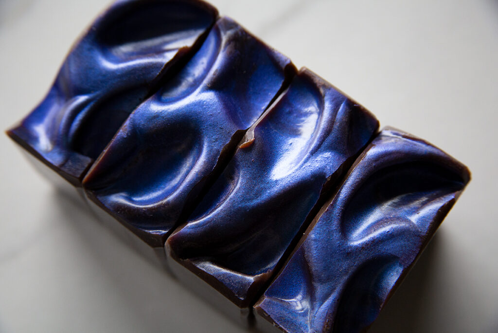 Product Photo Black Amber and Lavender Soap