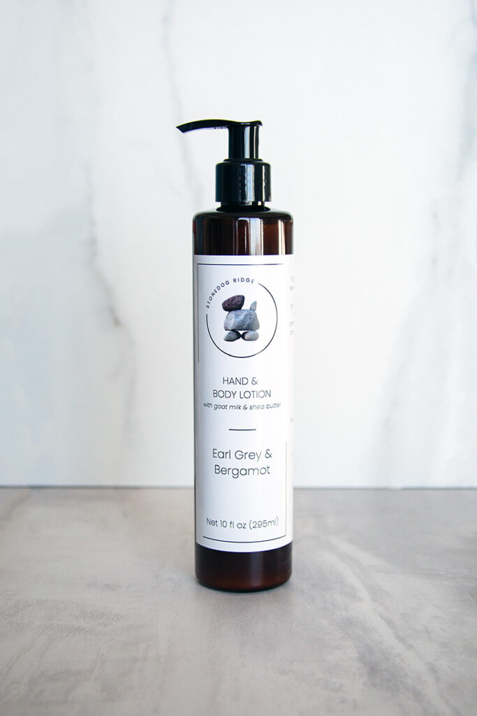 lotion label design